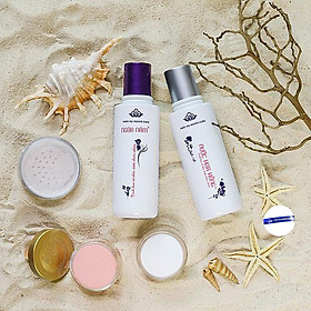 Combo Bộ Mỹ Phẩm Ngăn Nám Trang Điểm Nâng Cao Phấn Nụ Hoàng Cung + Bông Phấn Mềm Mịn Chính Hãng.