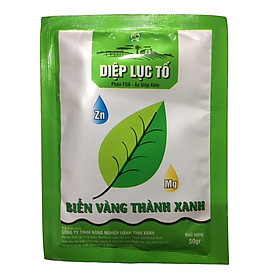 Phân vi lượng dễ hấp thụ Diệp Lục Tố - giúp biến lá vàng thành xanh - dày lá - quả to đẹp