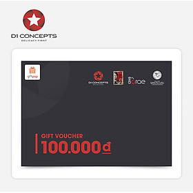 Giftpop - Phiếu quà tặng D1-Concepts 100K