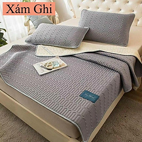 Chiếu điều hoà cao su non Tencel + tặng kèm 2 vỏ gối