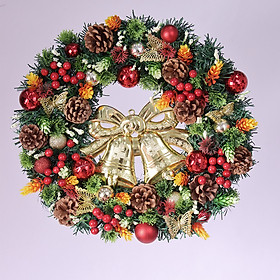 Mua Vòng Hoa Noel Nhiều Mẫu BST01 Vòng Hoa Trang Trí Noel Vòng Nguyệt Quế Giáng Sinh Có Đèn