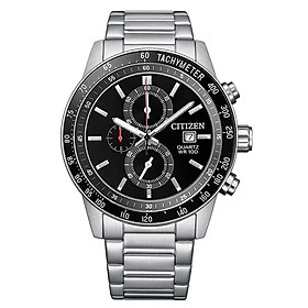 Đồng Hồ Nam Citizen Dây Thép Không Gỉ AN3600-59E - Mặt Đen