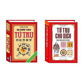 Sách - Combo Dự đoán theo tứ trụ + Tứ trụ chu dịch dự đoán học (bìa cứng)