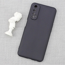 Ốp Lưng Dẻo Mỏng Đen Cho Realme 7
