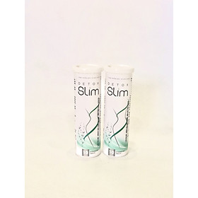 Combo 2 Tuýp Viên Sủi Giảm Cân Detox Slim Hỗ Trợ Giảm Béo Giảm Mỡ Máu