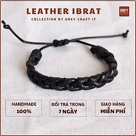 Vòng tay Ibrat Dây Da Độc Lạ Chống Nước  | Leather Style Minimal Unisex | Handmade 100%