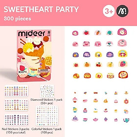 Đồ Chơi Dán Móng Tay Cho Bé Gái - Mideer Bling Bling Nail Stickers