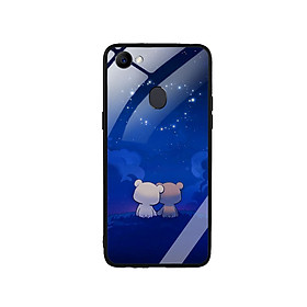 Ốp Lưng Kính Cường Lực cho điện thoại Oppo F7 - Cute 10