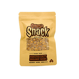 OMEGA SNACK - Hạt sacha inchi rang muối 120gram - Thực phẩm chay bổ sung Omega 3