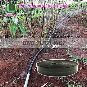 100m Ống dây tưới phun mưa Nguyễn Tân phi 27 (đục lỗ sẵn) [BH 12 tháng] | Ống mềm sử dụng trong hệ thống tưới nông nghiệp