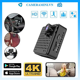 Camera mini wifi W18 fullHD 1080p an ninh, hồng ngoại quay ban đêm, pin 4-6 giờ, siêu nhỏ không dây