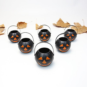 Trang Trí Halloween Đồ Chơi Trẻ Em Xô Không Phát Sáng Xô Bí Ngô Mini