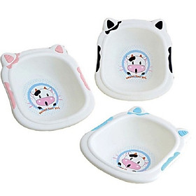 Mua Chậu rửa mặt cho bé hình bò sữa đáng yêu (giao màu ngẫu nhiên)