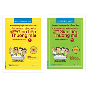 Combo Cẩm Nang Tiếng Hàn Trong Giao Tiếp Thương Mại ( Tập 1+ Tập 2 ) + CD