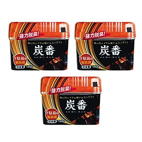 Combo 03 Hộp sáp thơm kháng khuẩn khử mùi đa công dụng 150g - Nội địa Nhật Bản