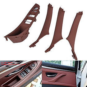 4pcs/set Door Handle Window Switch Panel for BMW 5 Series F10 F18 520 523 525