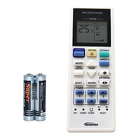 Mua Remote Điều Khiển Dùng Cho Máy Lạnh  Điều Hòa Panasonic Inverter CU/CS-S9RKH-8 (Kèm pin AAA Maxell) - Hàng nhập khẩu