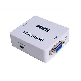 Box chuyển VGA ra HDMI HD MINI- Hàng nhập khẩu