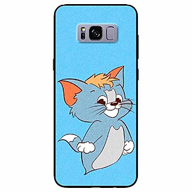 Ốp lưng dành cho Samsung S8 Plus mẫu Thần Mèo Nền Xanh