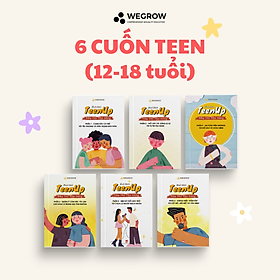 Hình ảnh sách Bộ sách TeenUp “90 ngày cùng con dậy thì tỏa sáng” WEGROW - Sách giáo dục giới tính toàn diện đầu tiên tại Việt Nam, giúp cha mẹ đồng hành cùng con tuổi dậy thì
