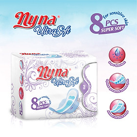 Hình ảnh Băng vệ sinh Nyna Utrasoft 8 miếng