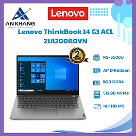 Mua Laptop Lenovo ThinkBook 14 G3 ACL 21A200R0VN (R5-5500U/8GB/512GB PCIE/14.0 FHD/WIN11/XÁM) - Hàng Chính Hãng - Bảo Hành 24 Tháng