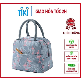 Mua Túi giữ nhiệt đựng hộp cơm chống nước có quai xách tiện dụng - Giao màu ngẫu nhiên