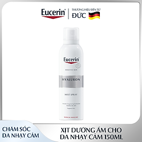 Xịt Dưỡng Ẩm Cho Da Nhạy Cảm Eucerin Hyaluron Mist Spray 150ml