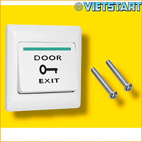 Mua Nút nhấn (Exit) nhựa LH-900 - phụ kiện lắp hệ thống kiểm soát cửa ra vào lắp đặt bên trong cửa  khi muốn ra ngoài thì ấn nút Exit  khóa sẽ mở