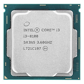 Bộ Vi Xử Lý CPU Intel i3-8100T Processor (3.60Ghz, 6M) - Hàng Nhập Khẩu