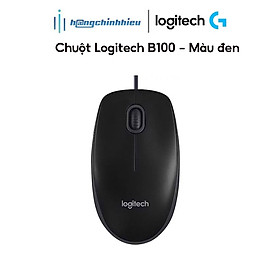 Chuột Logitech B100 - Màu đen Hàng chính hãng
