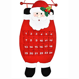 (Toponeto) Christmas Old Man Snow Man Deer Calendar Advent Countdown Calendar