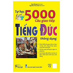 Sách Tự Học 5000 Câu Giao Tiếp Tiếng Đức Thông Dụng