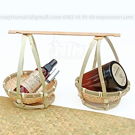 Mua Quang gánh tre (trắng) dùng để cắm hoa  trang trí  chụp hình sản phẩm.