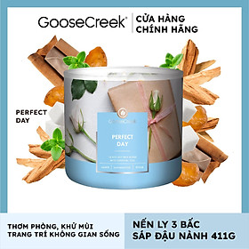 Mua Nến ly 3 bấc sáp đậu nành Goose Creek (411g) - Perfect Day