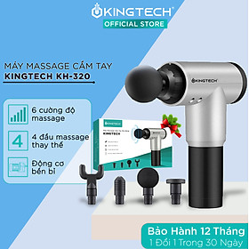 Máy Massage Cầm Tay KINGTECH KH-320 - 6 Cấp Độ, Hỗ Trợ Mát Xa Chuyên Sâu, Giảm Đau Cơ, Cứng Khớp - Quà Tặng Cho Sức Khỏe