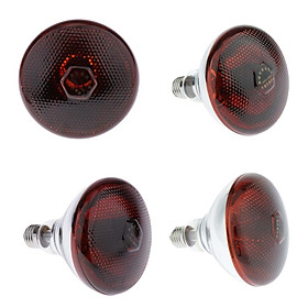 4pcs Waterproof E27 Heat Light Bulb Breeding Lamp Infrared Heater Bulbs