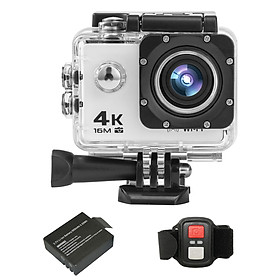 4K / 30FPS Camera hành động thể thao Ultra HD 16MP 2 inch Màn hình hiển thị LCD lớn 170 độ WiFi góc rộng 2.4G Máy quay phim DV điều khiển từ xa không dây