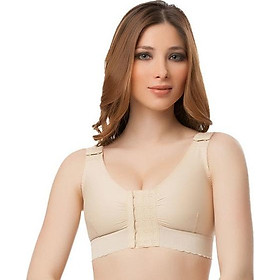 ISAVELA BR02 - Áo ngực không dây đai màu da, dây vai 2 inch - Áo ngực định hình sử dụng hiệu quả sau nâng ngực - XS