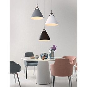 Bộ 3 đèn thả 3 màu trang trí bàn ăn, phòng khách TRUNDER cao cấp kèm bóng LED chuyên dụng