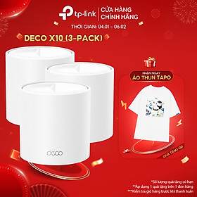 [Hàng Chính Hãng] Bộ Phát Wifi Mesh TP-Link Deco X10 Chuẩn Wifi 6 AX 1500Mbps