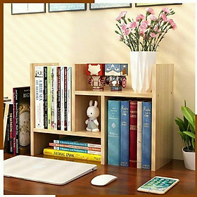 Mua Kệ sách mini để bàn bằng gỗ thông minh