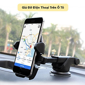 Mua GIÁ ĐỠ ĐIỆN THOẠI Ô TÔ 360 độ  kẹp điện thoại đa năng 3 chức năng gắn trên xe ô tô tiện lợi - TuHaiStore