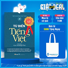 Từ Điển Tiếng Việt (Hoàng Phê) - Tái Bản - Vanlangbooks
