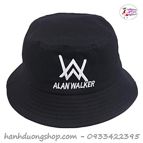 Nón bucket Alan Walker mũ tai bèo AW vành nhỏ dễ thương chất liệu vải cotton thoáng mát dễ thấm hút mồ hôi