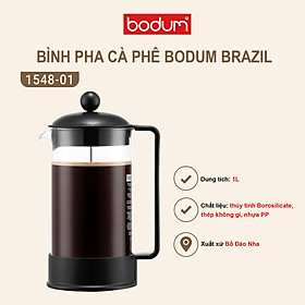 Mua Bình pha trà  cà phê kiểu Pháp Bodum Brazil 1L-1548-01  xuất xứ Bồ Đào Nha