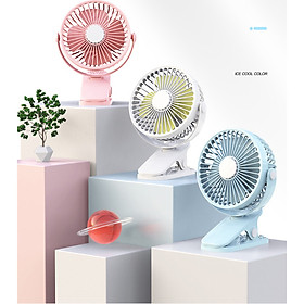 Mua Quạt sạc kẹp bàn - 01F mini tích điện pin sạc siêu bền dung lượng pin 1800mAh quạt liên tục 3-5 tiếng với 3 tốc độ gió