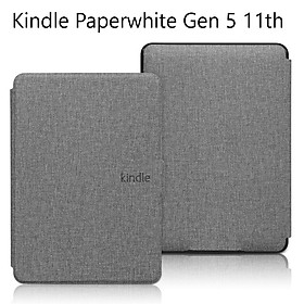 Bao Da Cover Dành Cho Máy Đọc Sách Kindle  Paperwhite Gen 5 11th 2021 Da Nhám Chống Vân Tay