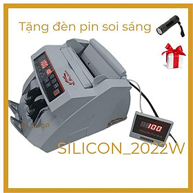 Máy đếm tiền Silicon _2022W, nhỏ gọn, tiện ích, siêu bền, bảo hành 18 tháng