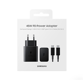 Mua Full Box Sạc Siêu Nhanh Samsung 65W ( 3 Cổng Không Kèm Cab ) / 45W ( 1 Cổng Kèm Cab 5A Dài 1.8m ) / 35W ( 2 Cổng Không Kèm Cab) - Hàng Chính Hãng